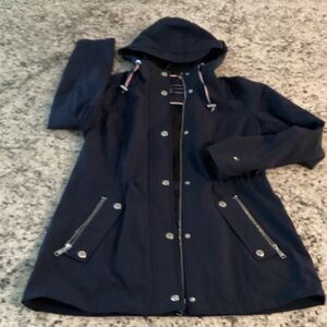 Tommy Hilfiger Navy Jacket with Red and White Trim